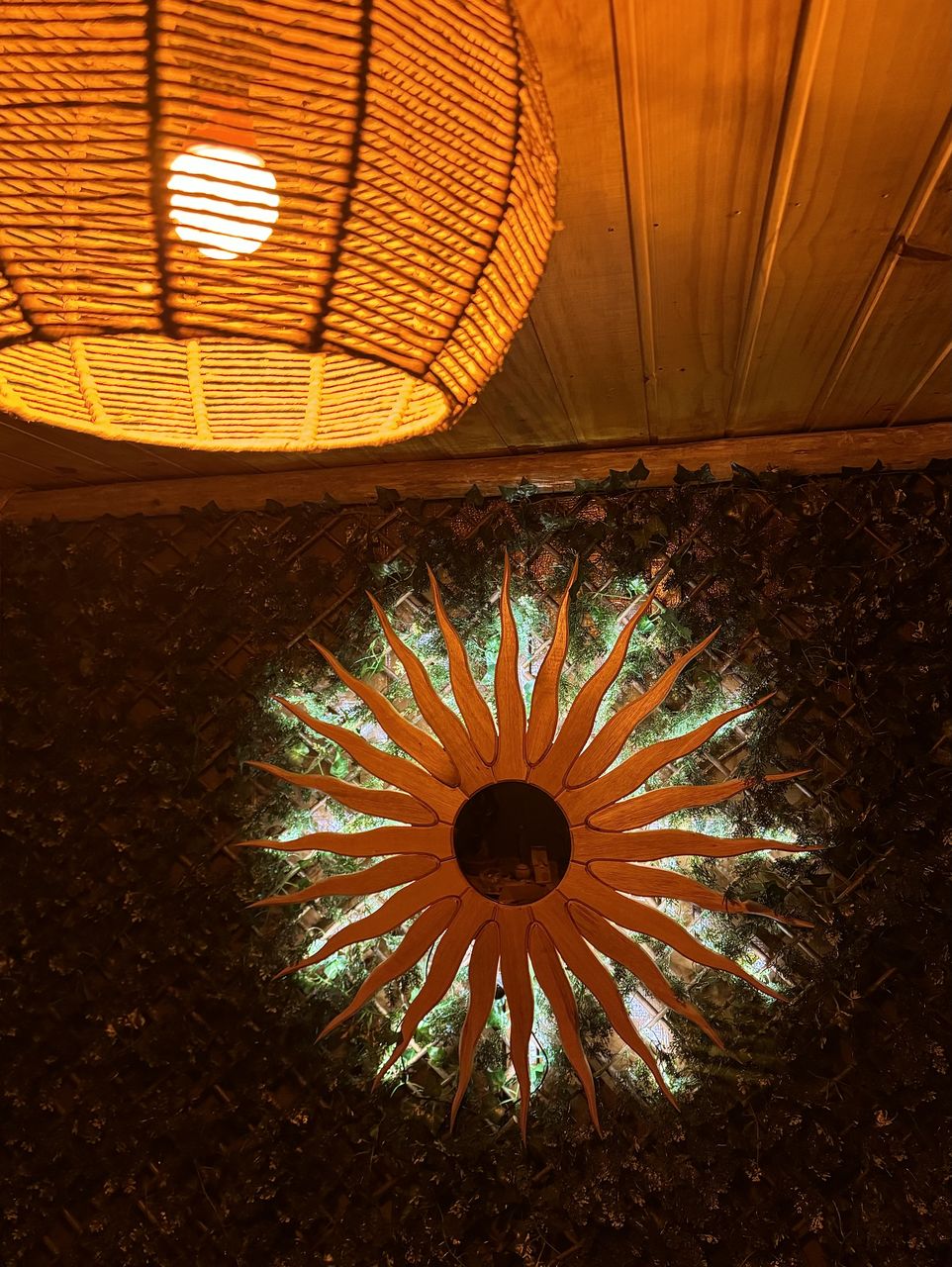 Pergolado iluminado