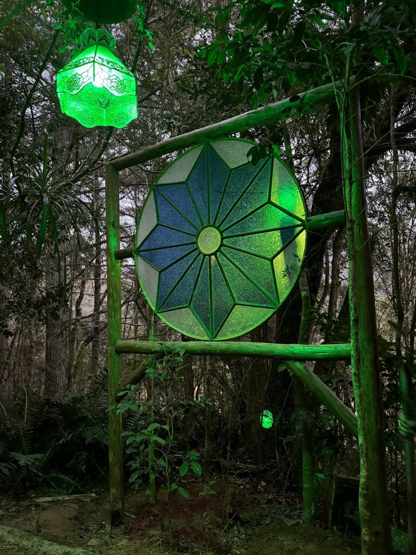 Mandala na Área Externa